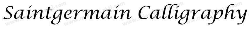Saintgermain Calligraphy字体转换